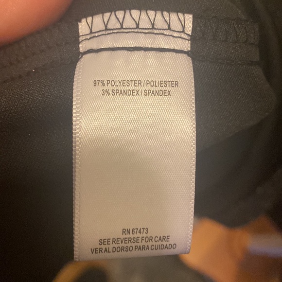 Gabby Skye Black with silver Nordstrom long Sleeve faux wrap Dress Size 6 - Picture 8 of 9